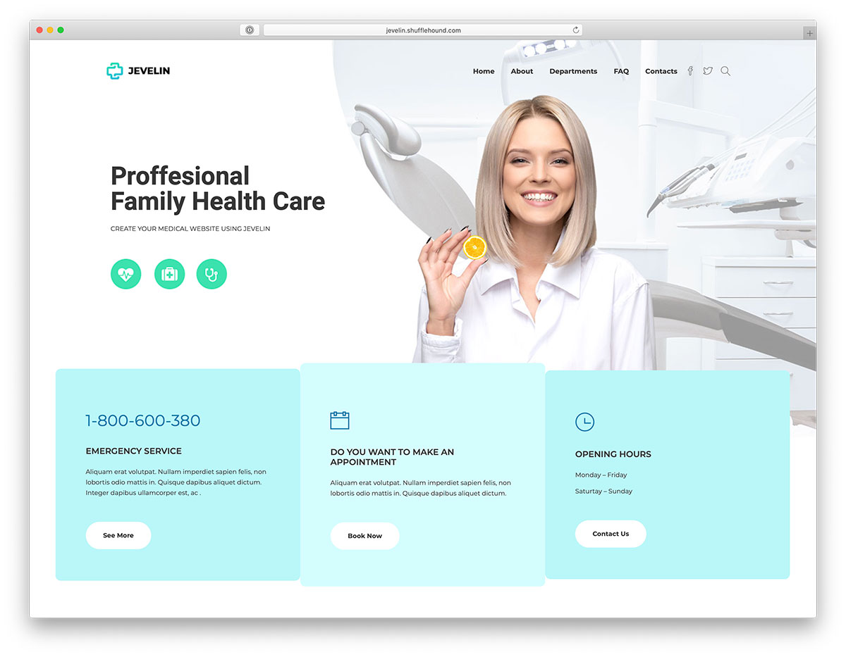 Thiết kế website sức khỏe